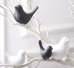 Ceramic Bird Set of 4
