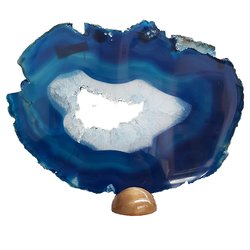 Blue Agate Slice No 32