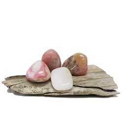 Botswana Pink Agate Tumbled Stones 50g (3-4 Stones)