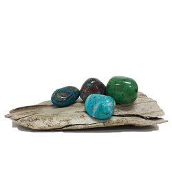 Chrysocolla Tumbled Stones 25g (2-3 Stones)