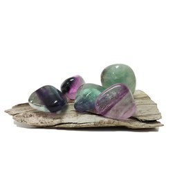 Fluorite Rainbow Tumbled Stones 25g (2-3 Stones)