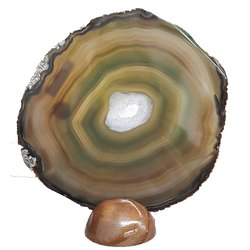 Green Agate Slice No 32