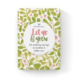 Let Go and Grow - Affirmation Card Set