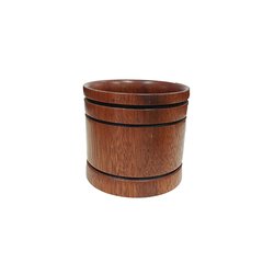 Hand Made Red Gum Canister