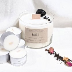 Healing Soy Wax Scented & Infused Bold Candle