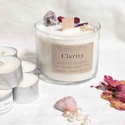 Healing Soy Wax Scented & Infused Clarity Candle