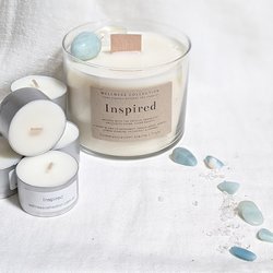 Healing Soy Wax Scented & Infused Inspired Candle