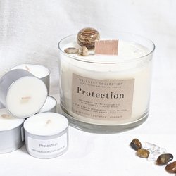 Healing Soy Wax Scented & Infused Protect Candle