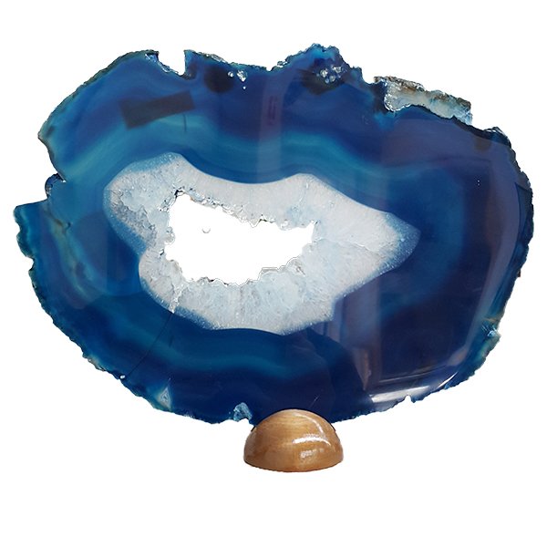 Blue Agate Slice No 32 - Click Image to Close