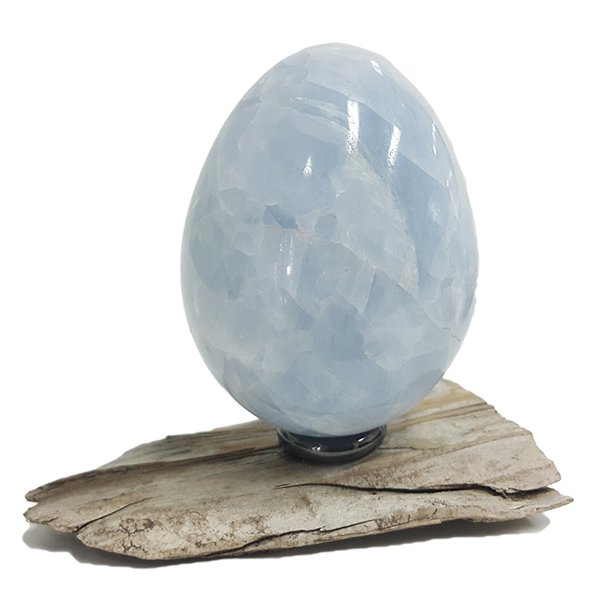 Calcite Quartz Egg 300g - Click Image to Close