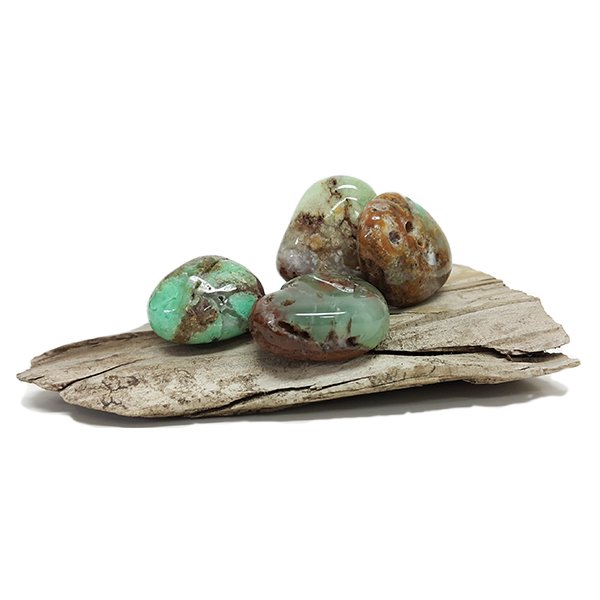 Chrysoprase Green Tumbled Stones 10g (1-2 Stones) - Click Image to Close