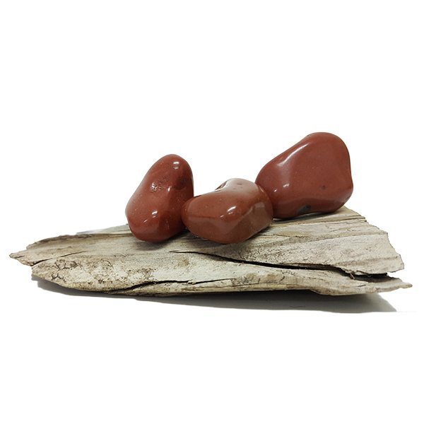 Jasper Red Tumbled Stones 50g (3-4 Stones) - Click Image to Close