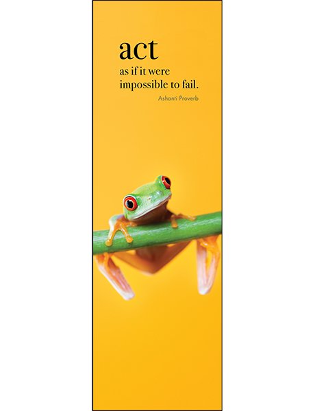 Act - Affirmation Bookmarks - Click Image to Close