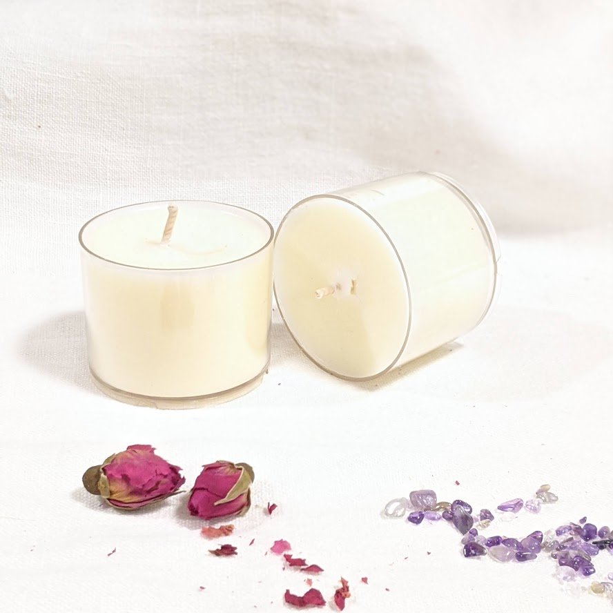 Scented Soy Wax Spa Tealight Single 9 hours - Click Image to Close