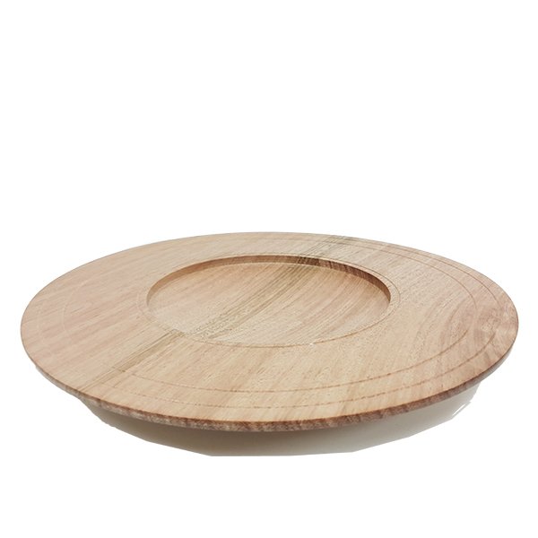 Handmade Cypress Pine Plate - Click Image to Close