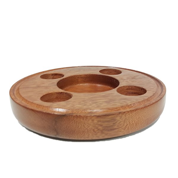 Red Gum 4 Tealight Holder - Click Image to Close