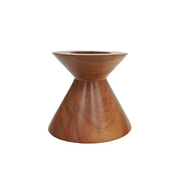 Spotted Gum Single Tealight Holder - Click Image to Close